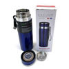Imagen de Termo con filtro 800ml, de acero inoxidable, en caja varios colores