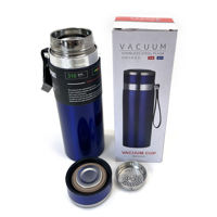 Imagen de Termo con filtro 800ml, de acero inoxidable, en caja varios colores