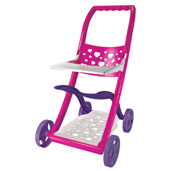 Imagen de Coche para muñeca de plástico con mesa, en bolsa