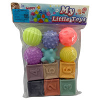 Imagen de Pelotas para masajes x6 con 6 cubos, en bolsa