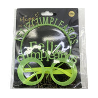 Imagen de Lentes de cotillón, con tiara feliz cumpleaños, en bolsa varios colores