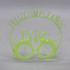 Imagen de Lentes de cotillón, con tiara feliz cumpleaños, en bolsa varios colores
