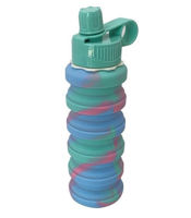 Imagen de Botella deportiva de silicona plegable 600ml, en bolsa, varios colores