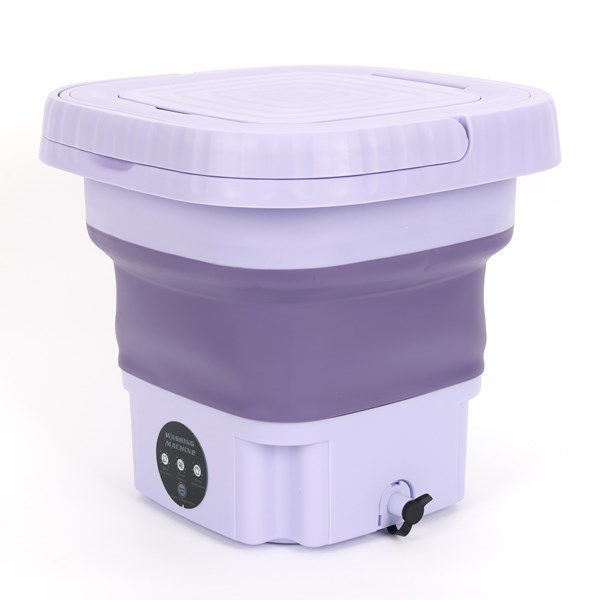 Imagen de Lavarropa portátil balde plegable, para pequeñas prendas, en caja 2 colores