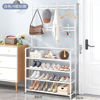 Imagen de Mueble perchero con zapatero de metal, en caja