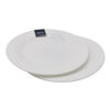 Imagen de Plato llano de vidrio opal postre, línea ARIA, CAJA x36