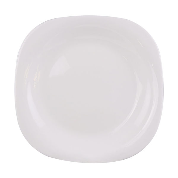Imagen de Plato vidrio opal postre, línea HUDSON, CAJA x36