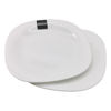 Imagen de Plato vidrio opal postre, línea HUDSON, CAJA x36