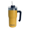 Imagen de Vaso térmico doble pared 600ml, sorbito de plástico Berlina AMARILLO