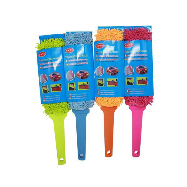 Imagen de Plumero de microfibra, con mango de plástico, varios colores