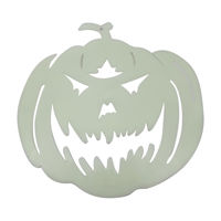 Imagen de Adorno fluorescente calabaza, para colgar en bolsa