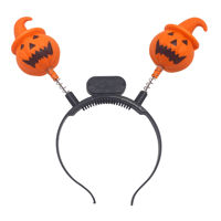 Imagen de Tiara de plástico, calabaza con luz, en bolsa