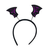 Imagen de Tiara de plástico, murciélago PACKx12, en bolsa