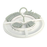 Imagen de Tendedero colgante de plástico 28 palillos, varios colores