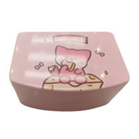 Imagen de Alhajero de plástico con espejo, en caja varios colores