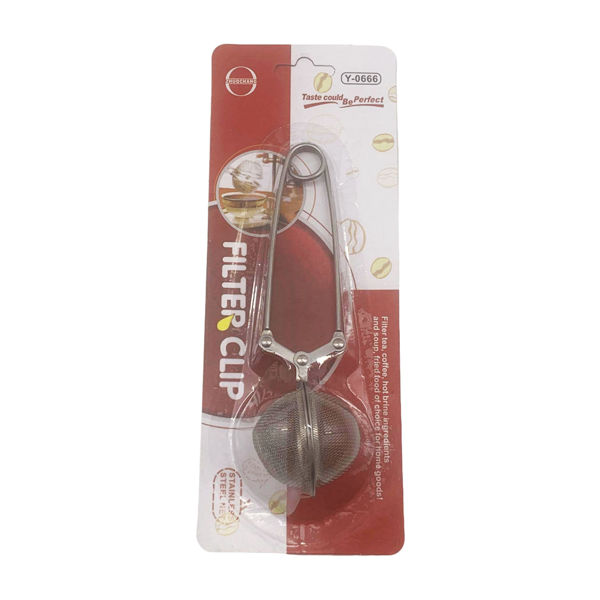Imagen de Infusor de té de acero inoxidable, en cartón