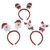 Imagen de Tiara con aplique navideño, PACKx12 varios diseños