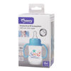 Imagen de Mamadera de plástico 120ml con asas tetina natural standard, en caja, 2 colores MOMEASY