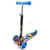 Imagen de Tripatín 2 ruedas delanteras,luz en las ruedas AZUL en caja