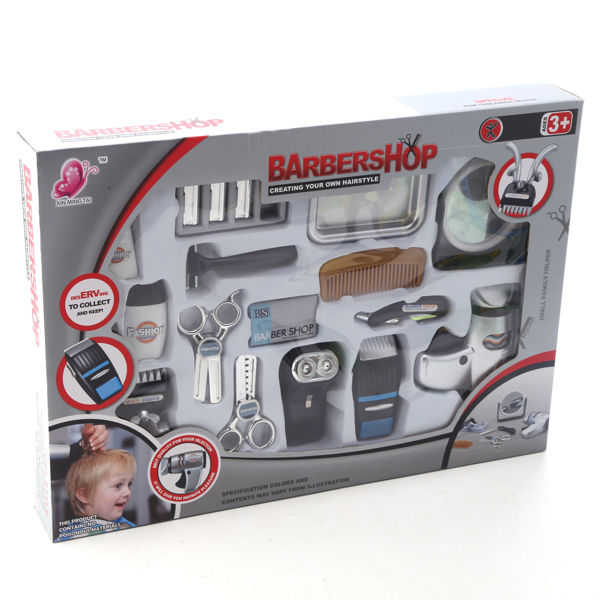 Imagen de Set de Barbería 16 Piezas Accesorios Juguete Niños