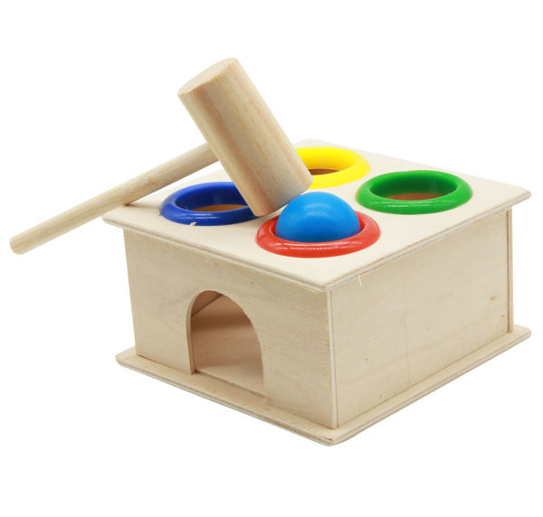 Imagen de Juguete Encastre De Madera Con Martillo