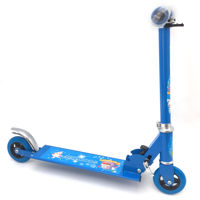 Imagen de Monopatín de metal con diseño, ruedas PVC, mangos de goma EVA, en bolsa, varios colores colores