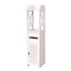 Imagen de Mueble organizador de madera, con dispensador de papel, en caja