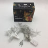Imagen de Luces led x138 220V, cortina con 12 estrellas luces blancas, con 8 funciones, en caja