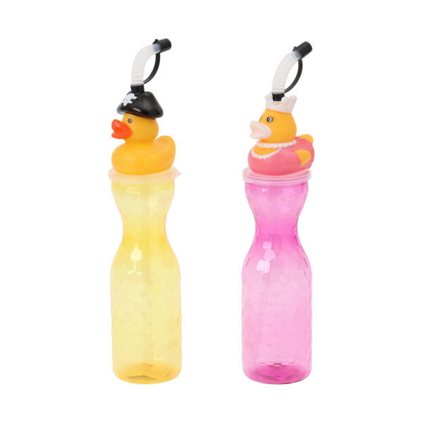 Imagen de Vaso con sorbito, de plástico en bolsa, varios diseños