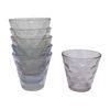 Imagen de Vaso de vidrio color x6, en caja