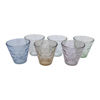 Imagen de Vaso de vidrio color x6, en caja