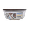 Imagen de Vianda recipiente de vidrio, con tapa de plástico x3 en caja