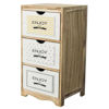 Imagen de Mueble organizador de madera, 3 cajones, en caja