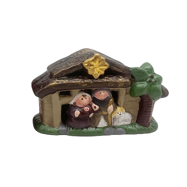 Imagen de Pesebre 4 figuras, con luz, en caja