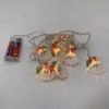 Imagen de Luces led x10 Papá Noel cálidas, 2AA 2 metros en bolsa