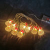 Imagen de Luces led x10 Papá Noel cálidas, 2AA 2 metros en bolsa
