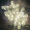 Imagen de Luces led x40, bolas luz cálida, 220v 8 metros, extensible en caja