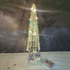 Imagen de Adorno árbol navideño para mesa con luces, 3AA
