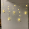 Imagen de Luces x12 bolas grandes cálidas, 220v cortina extensible 3m, en bolsa