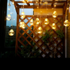 Imagen de Luces x12 bolas grandes cálidas, 220v cortina extensible 3m, en bolsa