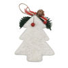 Imagen de Adorno navideño de espuma, árbol blanco, en bolsa