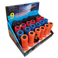 Imagen de Linterna de plástico, 3AAA varios colores, CAJA x24