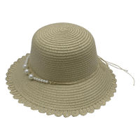 Imagen de Sombrero para dama ala corta con aplique, varios colores