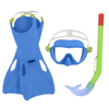 Imagen de Snorkel con máscara y patas de rana para niños Bestway, en bolsa, varios colores