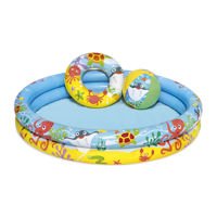 Imagen de Piscina inflable, 2 aros, Bestway, con accesorios 137L, en caja, 2 diseños
