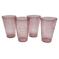 Imagen de Vaso de plástico x4, colores surtidos