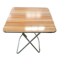 Imagen de Mesa de MDF patas de hierro, plegable