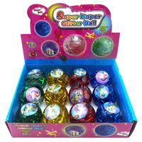 Imagen de Pelota maciza con luz, CAJA x12, varios colores