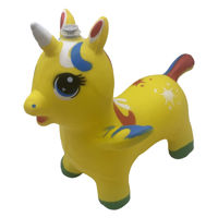 Imagen de Inflable saltarín unicornio con sonido, varios colores
