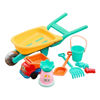 Imagen de Juego de playa, carretilla grande con 7 accesorios, en red varios colores